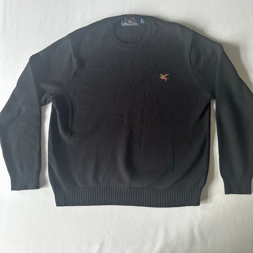 American Living Cotton Knit Crewneck Sweater Eagle XL